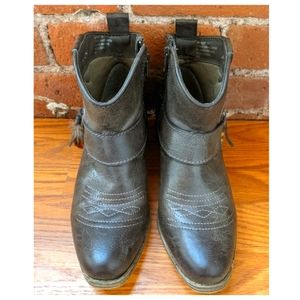 New Cowboy Ankle Heel Boots